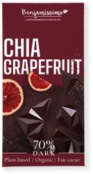 Bio Benjamin bio vegán fekete csokoládé chia grapefruit 60 g - ipon