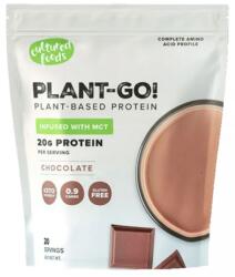 Plant-Go! Proteină vegană, cu MCT, fără zahăr, ciocolată, 660 g, Plant-Go!