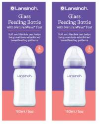 Lansinoh Pachet biberoane din sticla, 2*160 ml, Lansinoh