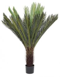  Mesterséges Cycas pálmafa 28 levelével, cserépben 120 óra