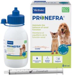 Virbac Pronefra, supliment nutritional pentru sustinerea functiei renale la caini si pisici, 60 ml