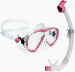 CRESSI Set de scufundări Cressi Estrella + Seal Dry clear/pink