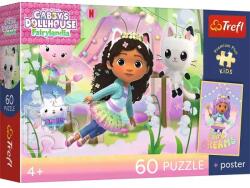 Trefl Trefl: Premium Plus Kids Gabi și aventurile pisicilor puzzle - 100 de piese (17431) Puzzle