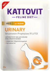 KATTOVIT 30x85g Kattovit Urinary Paté csirke nedves macskaeledel