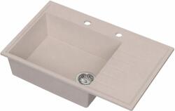 Ruvetti Axel 160 K gránit mosogató 79x50 cm bézs 3001AXK_BE160K_W (3001AXKBE160KW)