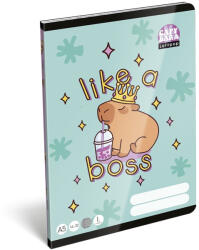 ICO ICO: Lizzysuli Lollipop Capybara mintás vonalas füzet A/5 14-32 (7500167000-582922)