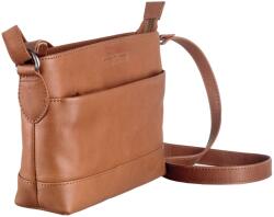 Greenburry Geanta umar dama piele naturala coniac 25 x 16 cm, Fiorentina, Greenburry