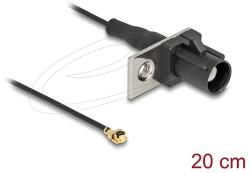 Delock Antenna kábel FAKRA A apa - MHF I apa 1, 13 - 20 cm 1 előrelyukasztott nyílással (90728)