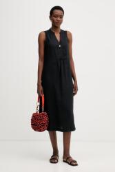 Benetton rochie de vară din in PPY2-SUD11I_99X (4AGHDV0CD)