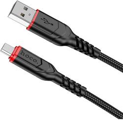 hoco. X59 Victory töltő adatkábel USB - MicroUSB fekete-vörös 2m (HC794086) - dellaprint