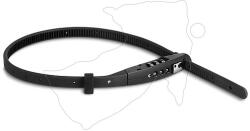 Navilock Univerzális Biztonsági Kábelkötő számkombinációs zárral Hossza 410 x Szélessége 10 mm fekete (20930)
