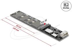 Delock OCuLink M. 2 M kulcsos NVMe SSD átalakító (64291)