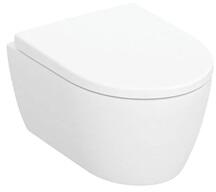 Geberit Icon mélyöblítésű fali WC készlet ülőkével, rövidített, Rimfree, 49 cm, lecsapódásgátlós, matt fehér (GE-502.381.JT.1)