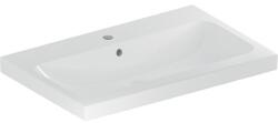 Geberit iCon Light mosdó 75x48x15, 5 cm, csaplyukkal és túlfolyóval, fehér (GE-501.835.00.1)