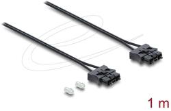 Delock Szervo csatlakozó kábel mindkét végén dugós csatlakozóval, átmérő 2, 2 mm, 1 m, fekete (91045)