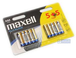 Maxell Maxell-LR03/MN2400 Maxell Alkáli AAA ceruza elem (10db / csomag) /LR03/ (Maxell-LR03/MN2400)