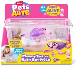 Pets Alive Set de joaca interactiv, Pets Alive, Mama testoasa si puii sai (N00007814_001w)