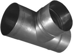 Kominus Ø110mm Kerek bekötő idom 0, 8mm-es saválló anyagból (90°) (KSD11TR90)