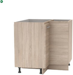  Alsó sarokszekrény, tölgy sonoma, univerzális, NOVA PLUS NOPL-061-RS