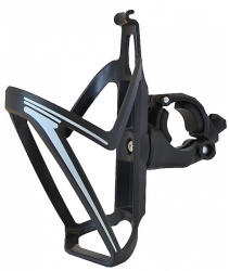 Nexelo Kulacstartó fogantyúval Nexelo Bottle Cage, 85 g, műanyag, gyors összeszerelés Szín: fekete-fehér