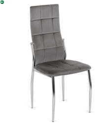Mebel Elite MOLLY szürke bársony szék