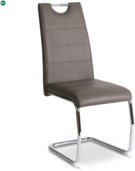 Mebel Elite LOPEZ szürke műbőr szék