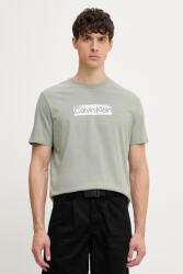 Calvin Klein t-shirt férfi pamut - zöld S - answear - 17 990 Ft