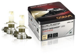 OSRAM Night Breaker LED Vintage H4 R2 20W 3000K +330% DUO BOX 64193DWNBVNT-2MB (64193DWNBVNT-2MB)