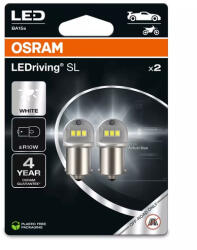 OSRAM BA15S R10W Ledriving SL Standard LED 6000K fehér 5008DWP-2BL (5008DWP-2BL)