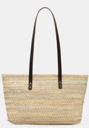 ANSWEAR shopper női fonott - bézs Univerzális méret - answear - 18 990 Ft
