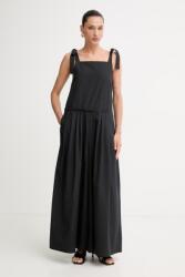 Weekend Max Mara kezeslábas női pamut - fekete 36
