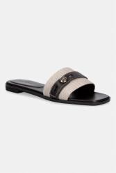 Tory Burch női papucs lapos sarok Romy Slide - barna Női 41