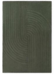 Vikosa Covor verde închis țesut manual din lână 120x180 cm Arcura - Vikosa Covor