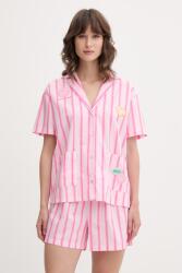 Women'Secret kétrészes pizsama női pamut - rózsaszín M - answear - 17 990 Ft