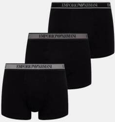 Emporio Armani Underwear testhezálló boxeralső férfi 3-as csomag - fekete XXL