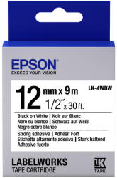 Epson LK-4WBW fehér alapon fekete eredeti címkeszalag (C53S654016) - mostelado