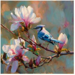 Styler Tablou pe pânză imprimat 32x32 cm Bluejay & Blossom - Styler