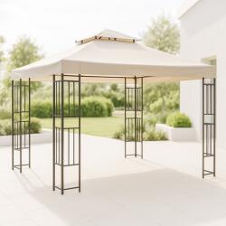 ProGarden 3 x 3 m-es stabil acélvázas pavilon, magasság 2, 7 m, 160g/m2, beige (FF5000010)