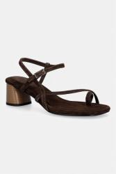 Vagabond Shoemakers szandál sarokkal velúr EVIE - barna Női 36
