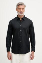 Giorgio Armani férfi ing pamut elasztánnal - fekete S - answear - 26 990 Ft