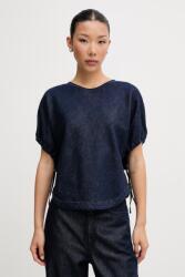 rag & bone női farmer blúz Laura - sötétkék L