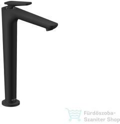 Hansgrohe AXOR CITTERIO C 250 hidegindításos, magasított mosdó csaptelep nem zárható leeresztővel, matt fekete 49050670 (49050670)