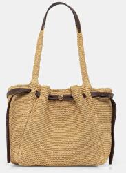 Tory Burch shopper női fonott Romy - bézs Univerzális méret