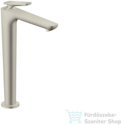Hansgrohe AXOR CITTERIO C 250 hidegindításos, magasított mosdó csaptelep nem zárható leeresztővel, rozsdamentes acél hatású 49050800 (49050800)