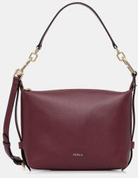 Furla keresztpántos táska női bőr - burgundia Univerzális méret
