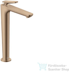 Hansgrohe AXOR CITTERIO C 250 hidegindításos, magasított mosdó csaptelep nem zárható leeresztővel, polírozott vörös arany hatású 49050300 (49050300)