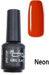 Moonbasanails One Step gél lakk #090 téglapiros neon