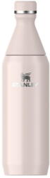 STANLEY Светлорозова термо бутилка от неръждаема стомана 600 ml All Day Slim Bottle Rose Quartz - Stanley (100000108578)
