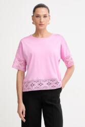 Morgan t-shirt női pamut DTAL - rózsaszín M