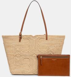 Tory Burch női shopper Ella - bézs Univerzális méret